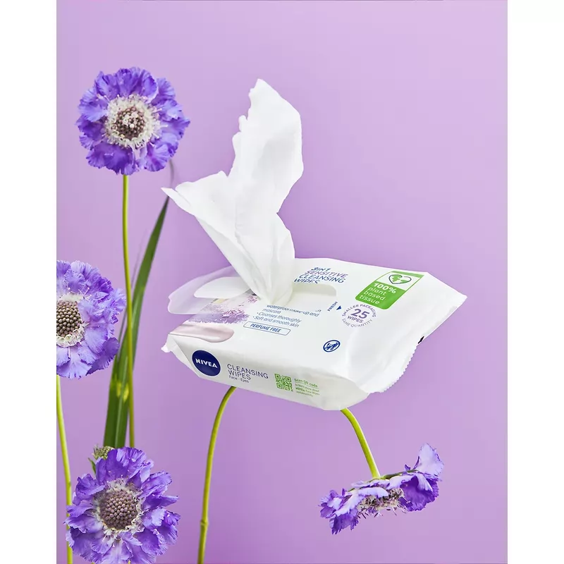 Nivea Sensitive Cleansing Wipes 25 Wipes