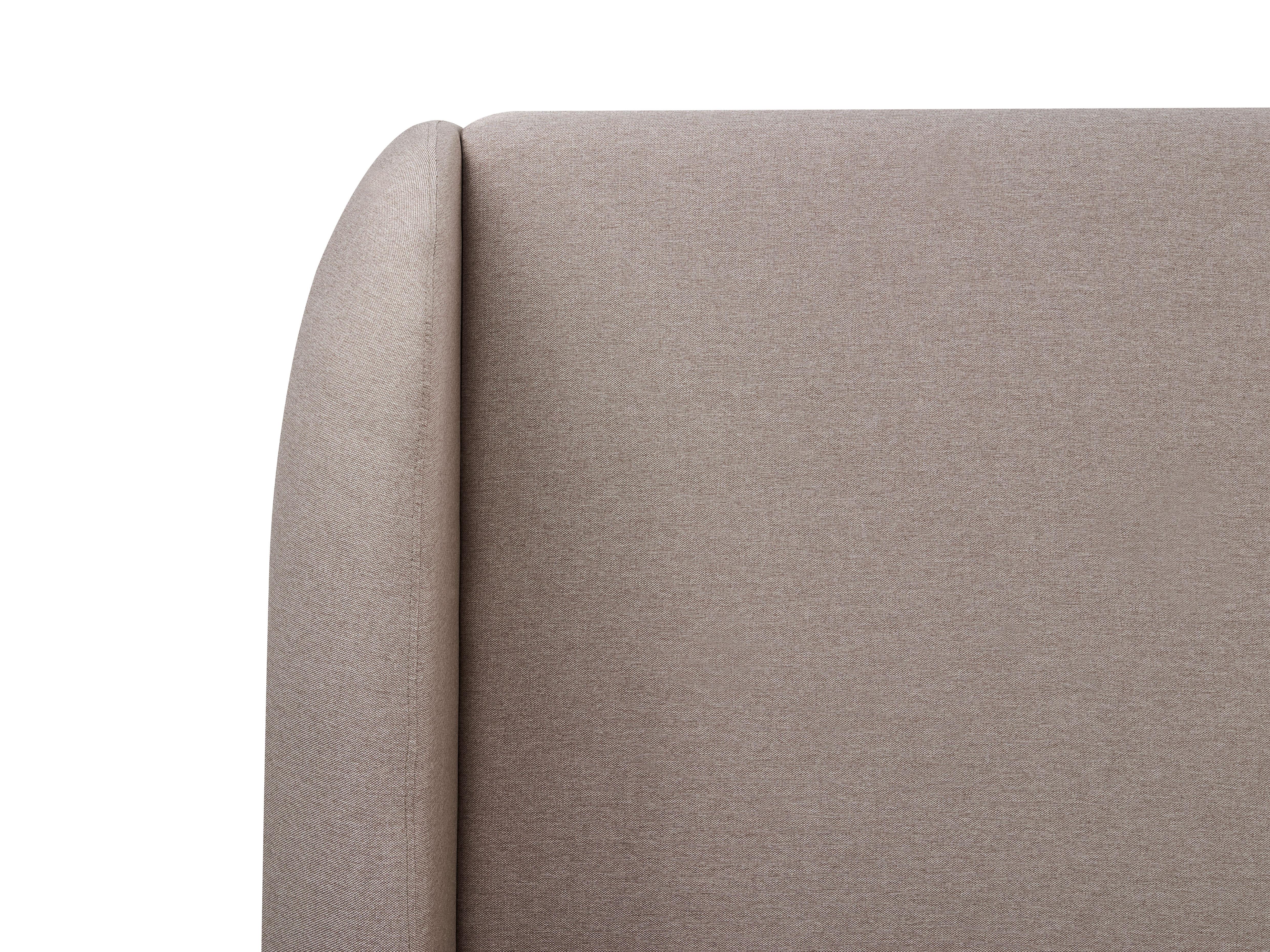 Bed met opbergruimte Stof MONESTIER 180 x 200 cm Taupe