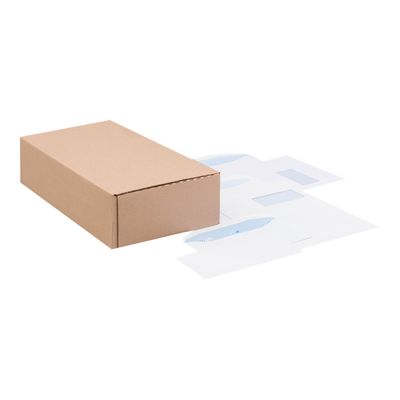 GPV Envel'Matic - 500 Enveloppes patte trapèze - C5 162 x 229 mm - 80 gr - fenêtre 45x100 mm - blanc
