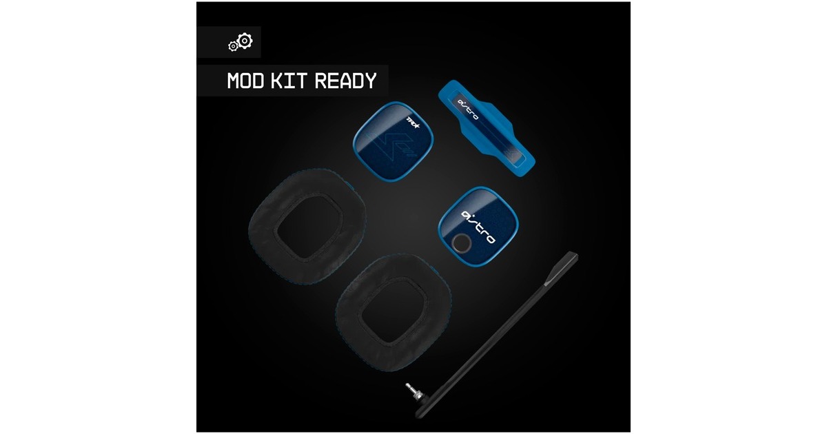 ASTRO GamingA40 TR headset + MixAmp Pro TR over-ear gaming headset  (Zwart/blauw, Pc, Mac, PlayStation 3, Playstation 4)