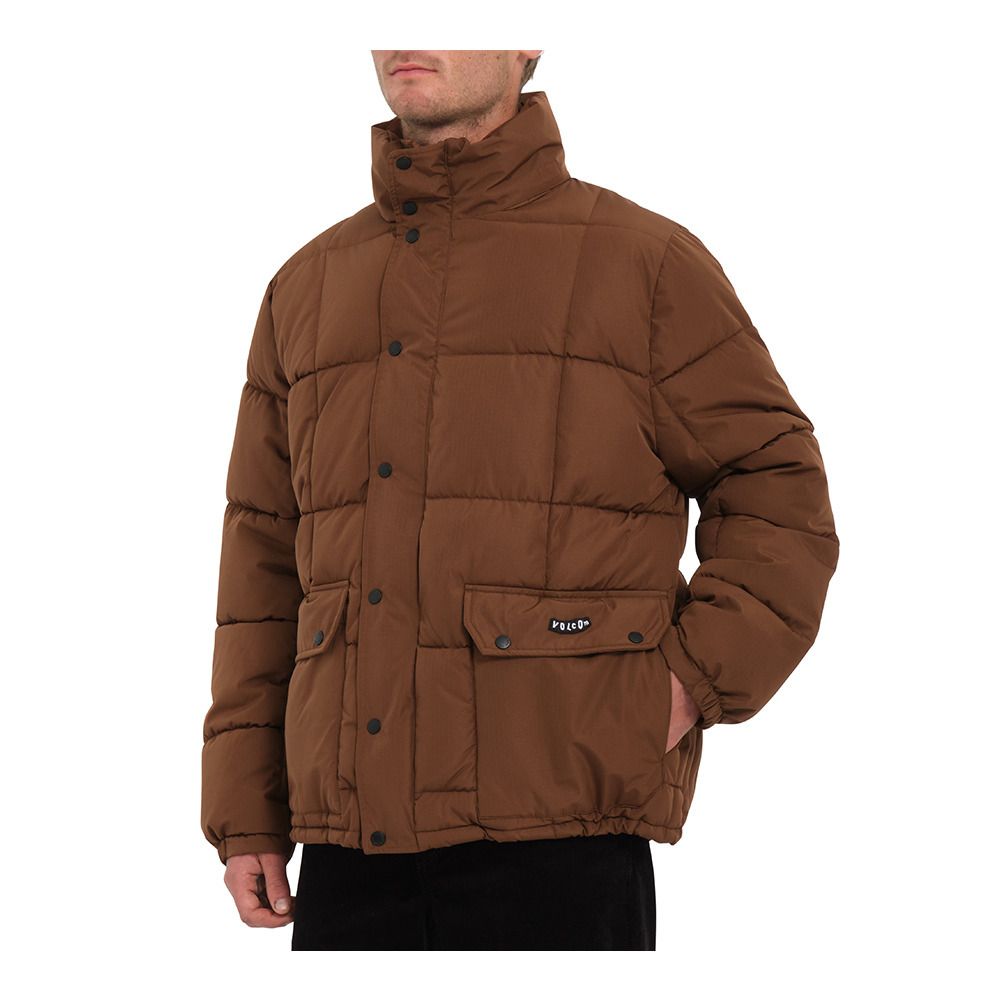 Volcom SUPERSTONER II 5K - Doudoune Homme burro brown