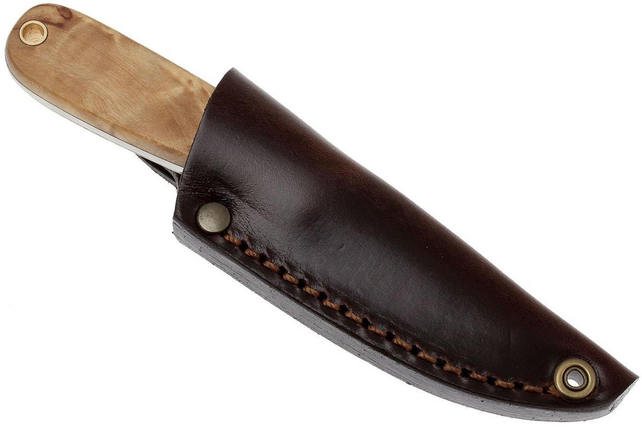 Brisa Necker 70 - Curly Birch - Leather sheath - 9800