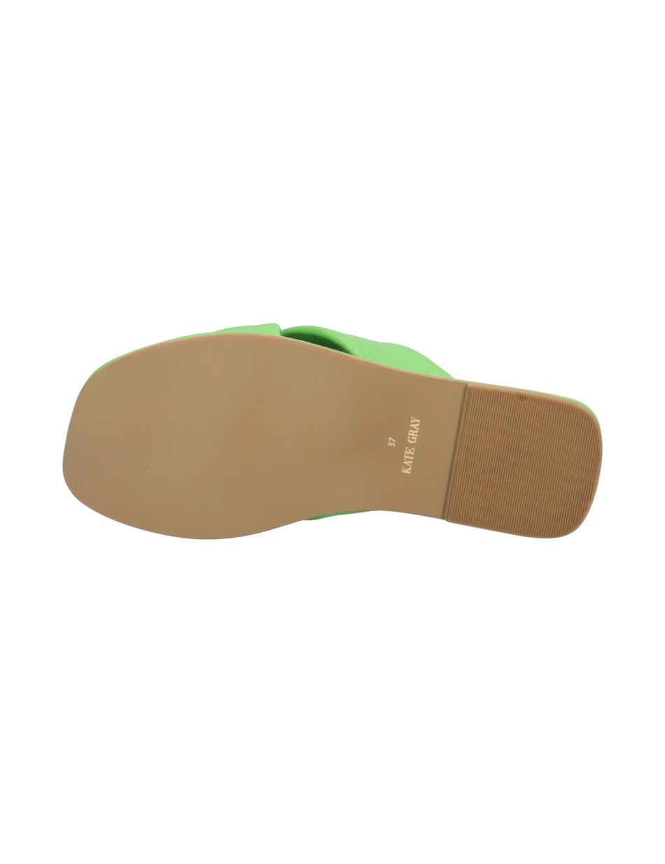 Glattleder Pantoffel