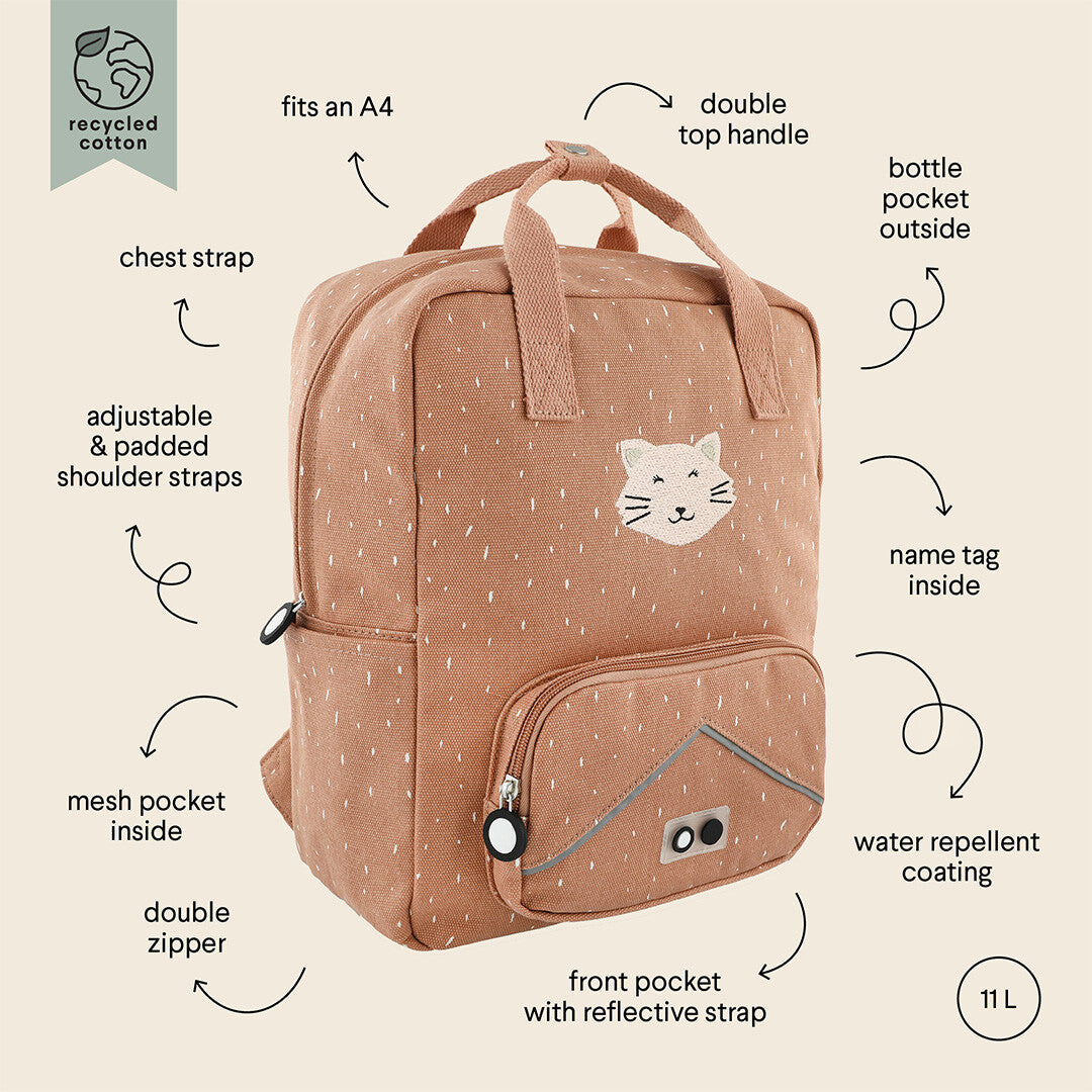 Trixie kinderrugzak mrs. cat - 34 cm