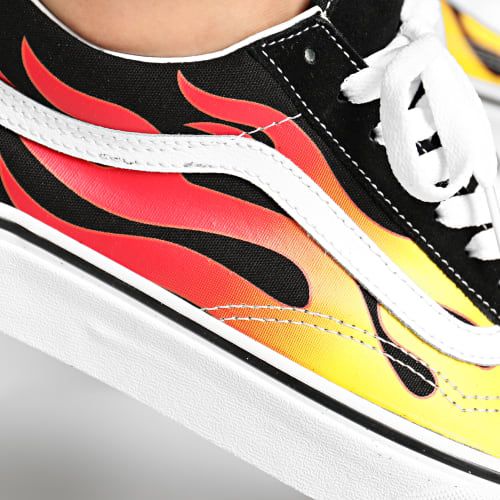 Baskets Old Skool 38G1PHN Black Black Flame