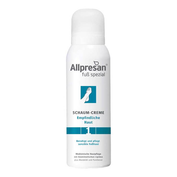 Allpresan Fuß spezial Original Schaum-Creme empfindliche Haut Nr.1, 125 ml