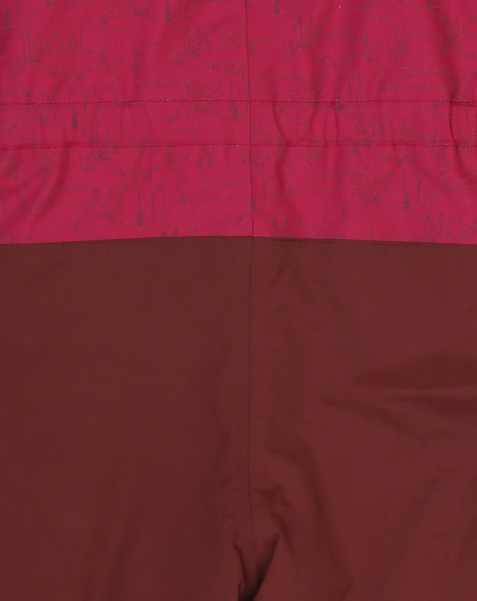 Winteroverall TURVA ICE in raspberry/sable