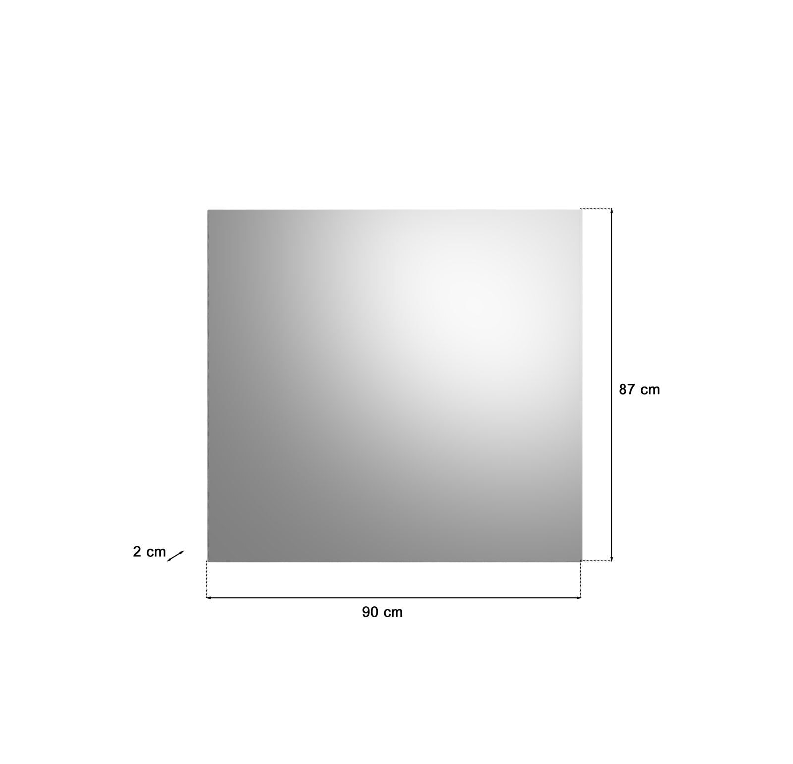 Spiegel Scout 90x87x2 cm