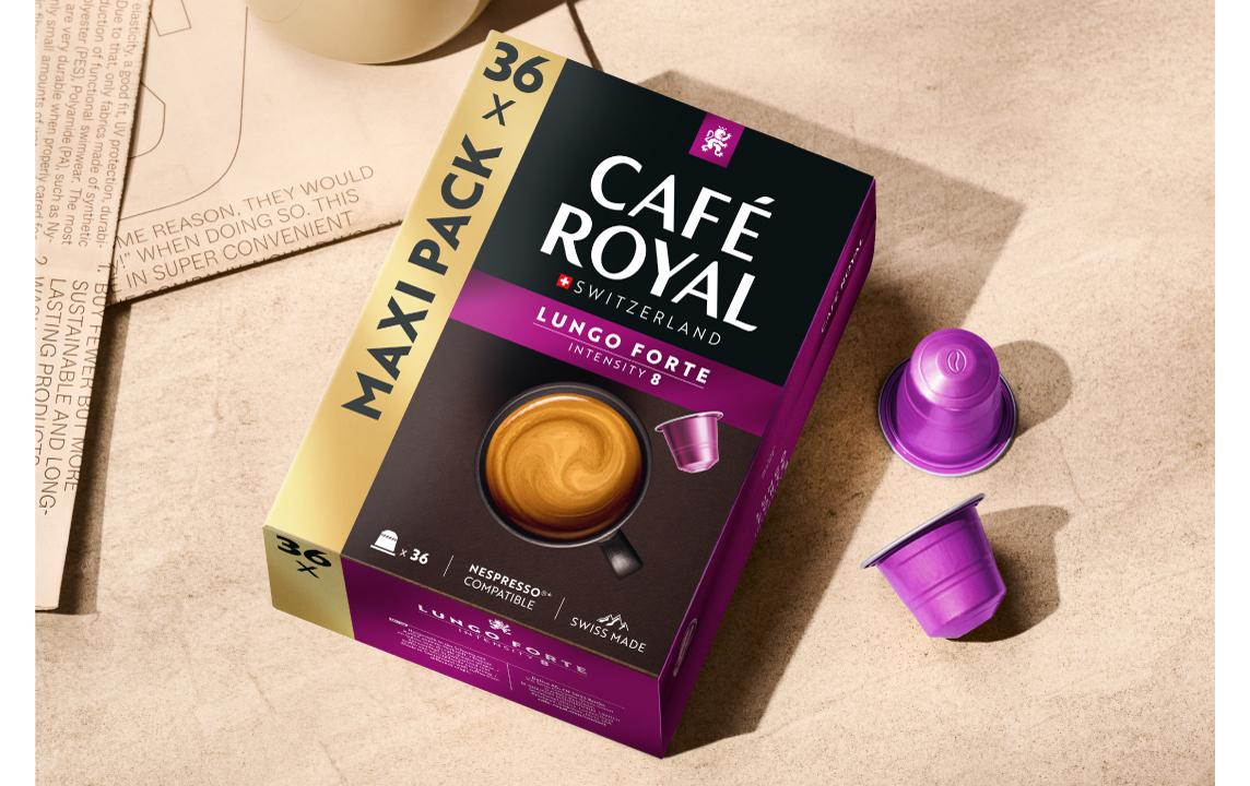Kaffeekapseln für Nespresso Lungo Forte 36 StückKaffeekapseln für Nespresso Maschinen