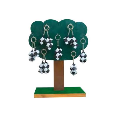 Riviera Games - Porte-clés Arbre En Bois - simple et double