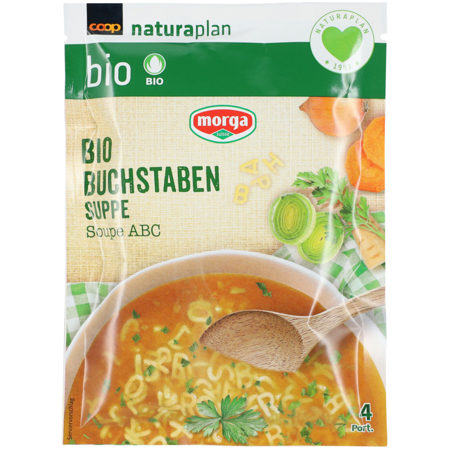 Morga Bio Buchstaben Suppe