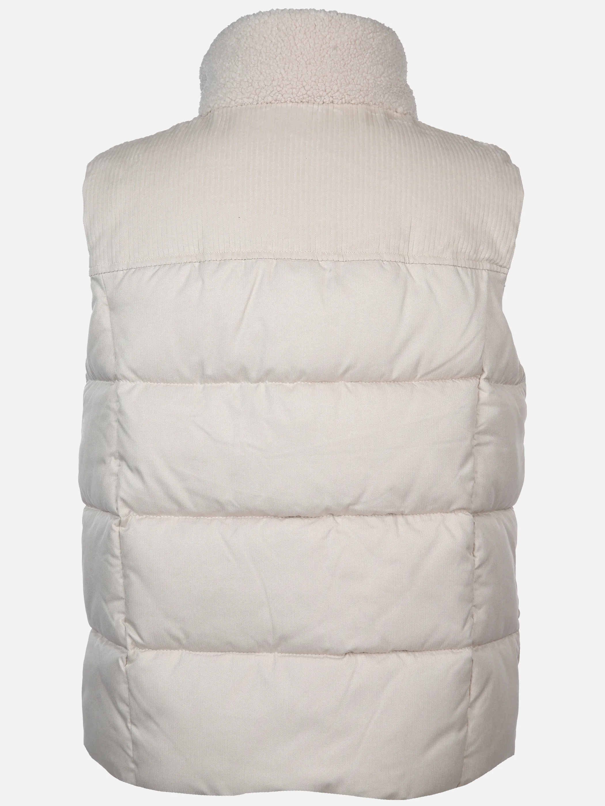 Damen Steppweste aus Materialmix