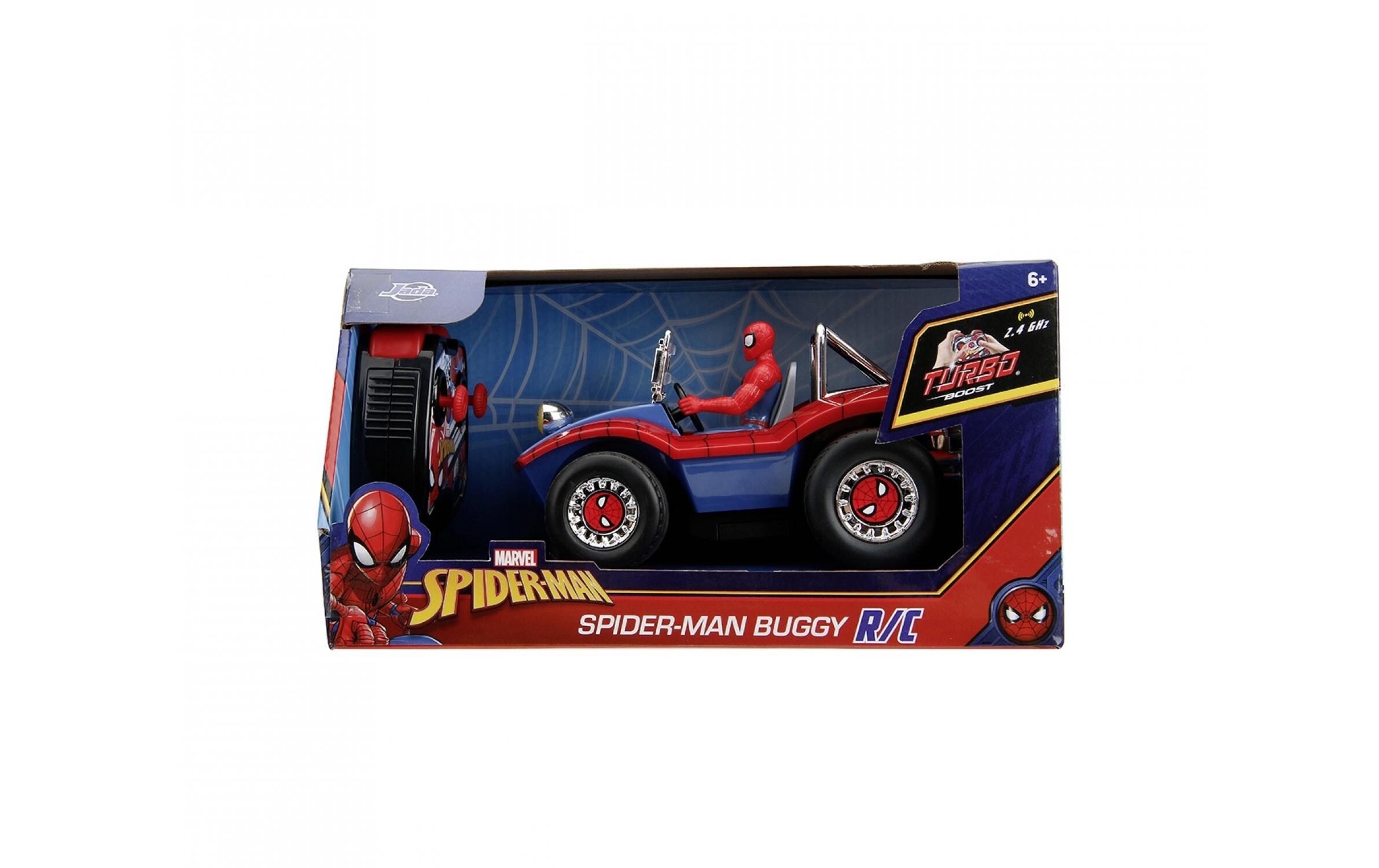 Spider-Man RC Buggy RTR, 1:24Ferngesteuerter Buggy mit Spiderman Figur