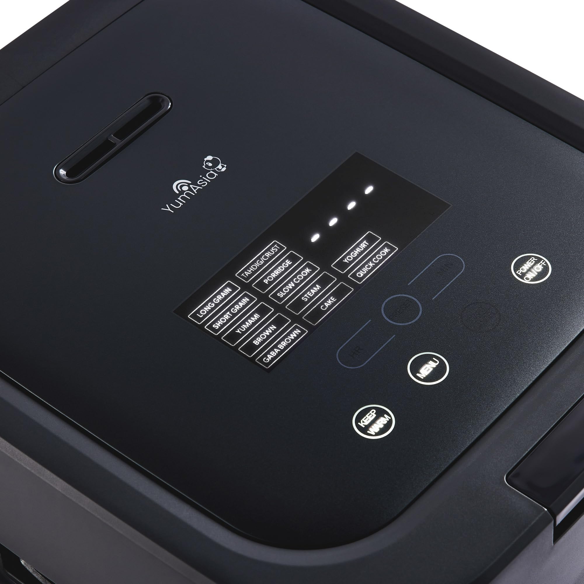 Yum Asia Hotaru Cuiseur à riz avec chauffage par induction (IH) et bol en céramique (3 tasses, 0,54 litre), 7 fonctions de cuisson du riz, 5 fonctions