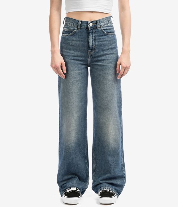 Carhartt WIP W' Jane Pant Organic Fairfield Jeans women (blue dark used wash)
