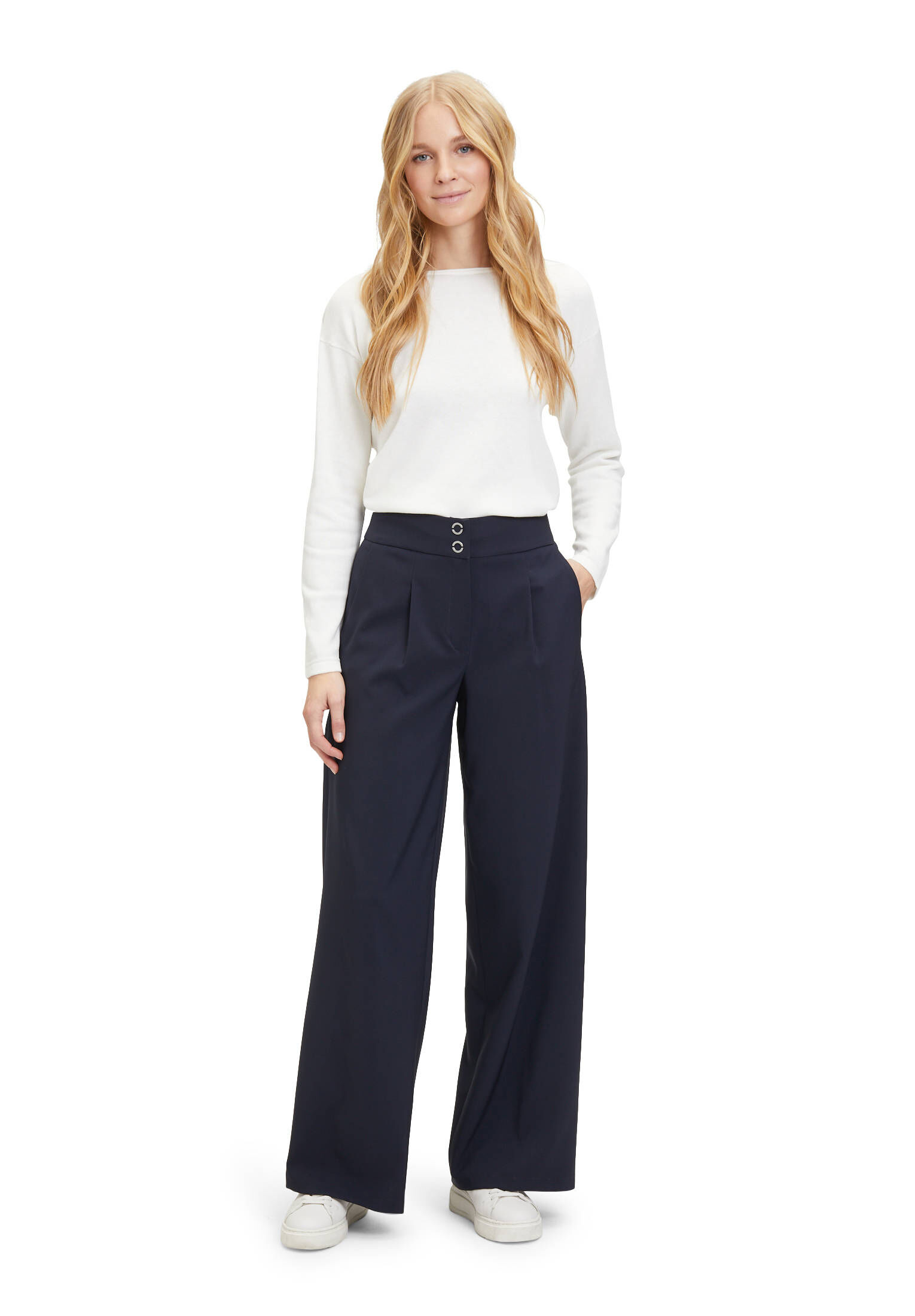 Betty Barclay| Damen Basic-Strickpullover mit Rundhalsausschnitt