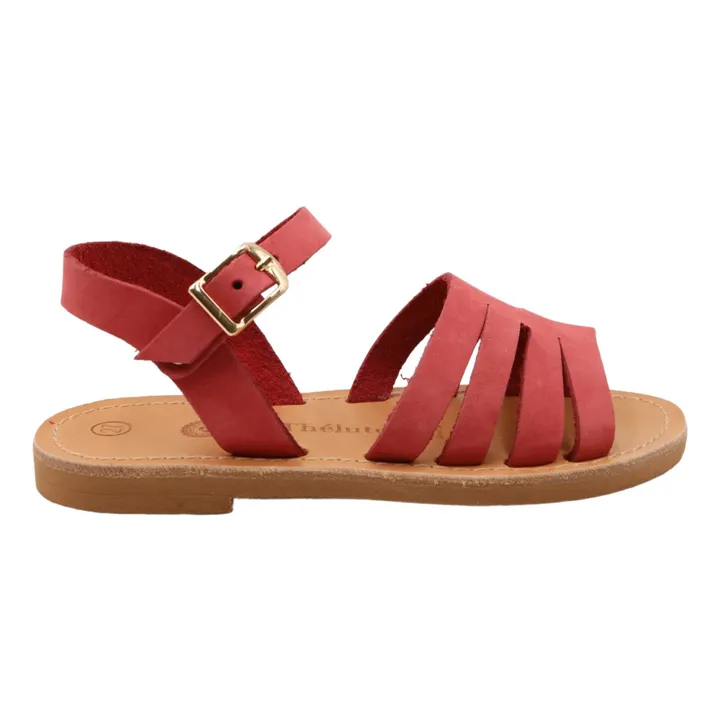 Théluto Sandales Alienor | Rouge framboise
