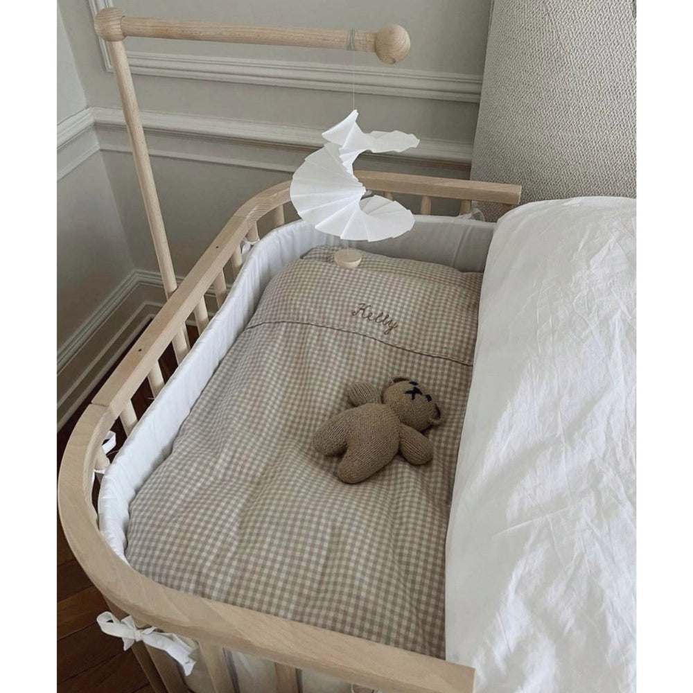 Køb Lalaby Beige Gingham Classic Sengetøj
