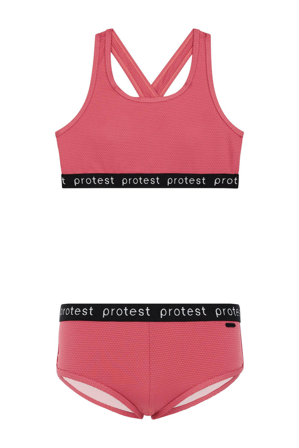 crop bikini PRTBEAU JR roze