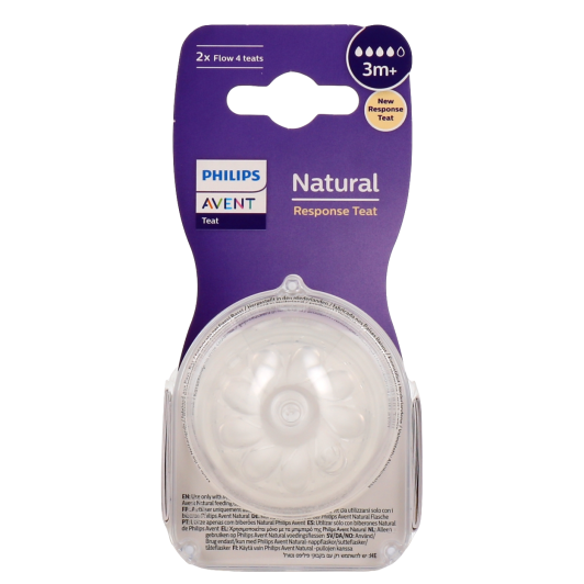 Avent tétine pour biberon Natural Response - Succion naturelle