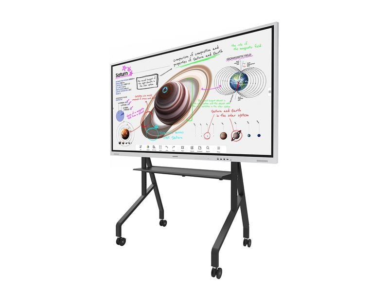 NEOMOUNTS TV-Trolley FL50-525BL1 Schwarz Mobiler Bodenständer für 55-86