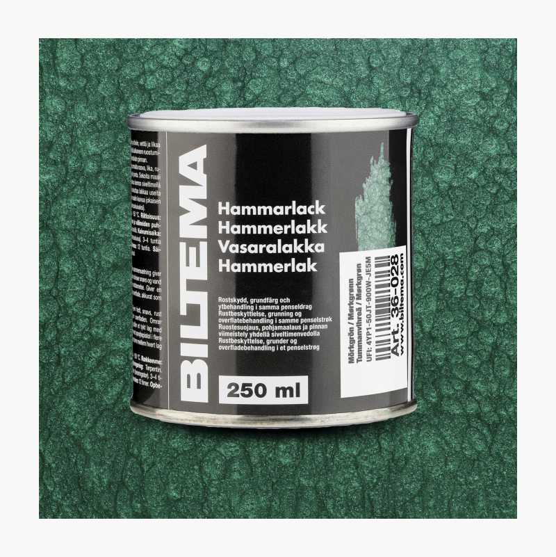 Hammerlakk, mørk grønn, 250 ml