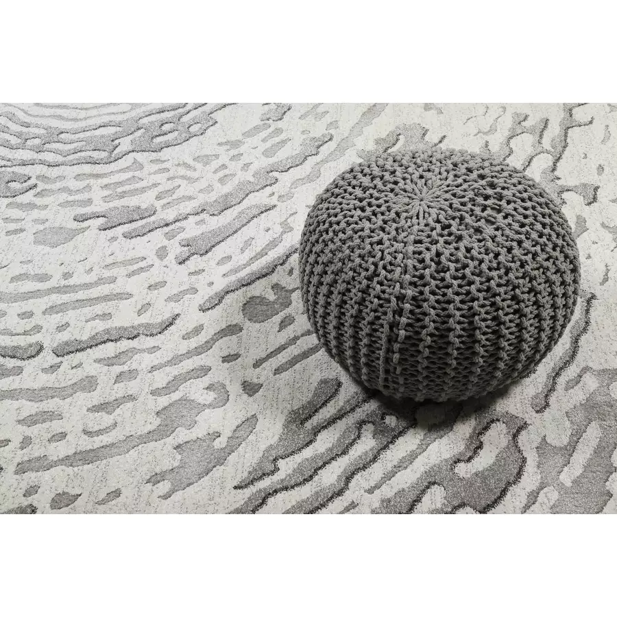 Wecon home Kurzflorteppich Forest grau