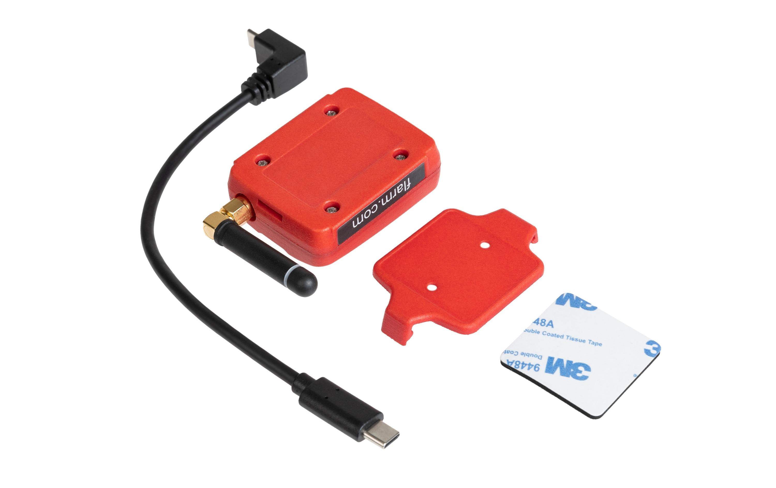 Aurora UAS-Sender<br>Kompakter FLARM und RemoteID Beacon für Drohnen