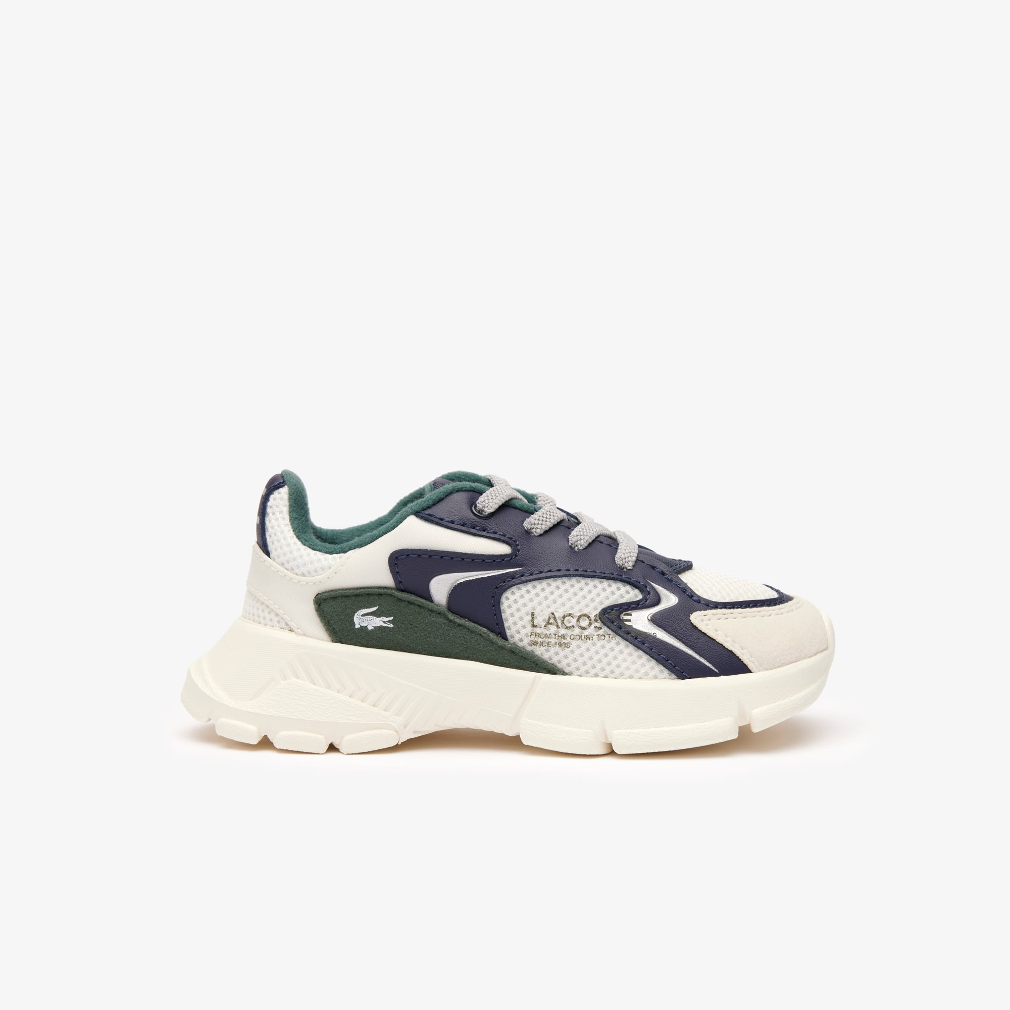Sneakers L003 Neo bébé en textile Chaussures - Blanc - Lacoste - Enfant