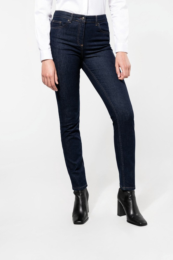 Kariban Premium PK731 - Jeans Femme Délavé avec Coutures Contrastées