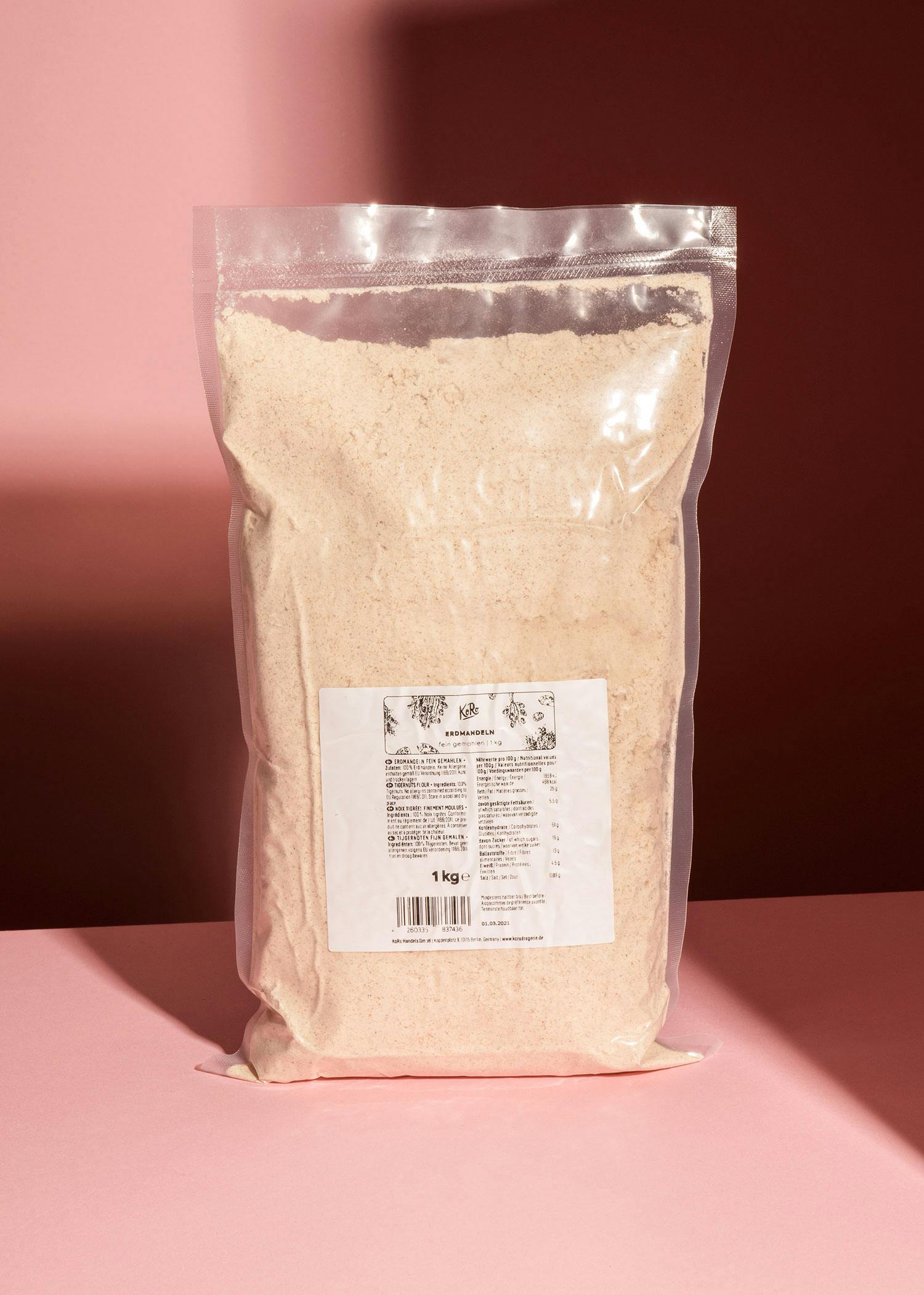 Fein gemahlene Erdmandeln 1 kg