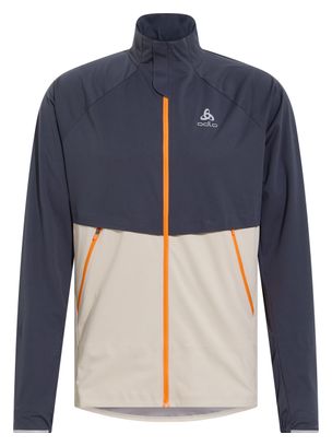 Veste Running Odlo Zeroweight Pro Warm Bleu/Beige