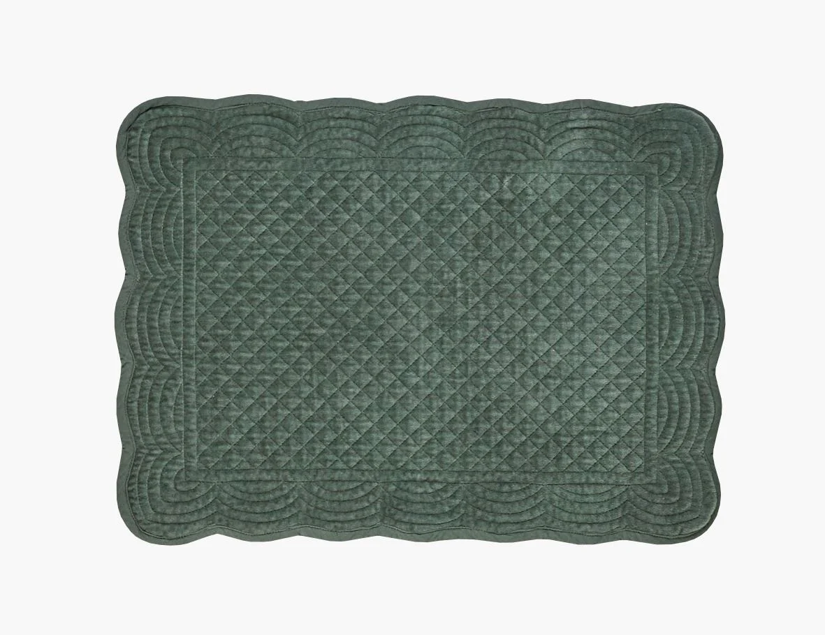Brikke mørk grønn - 33x45 cm
