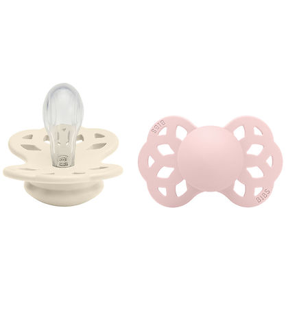 BIBS Infinity Schnuller - 2er-Pack - Gr. 1 - Symmetrisch - Ivory