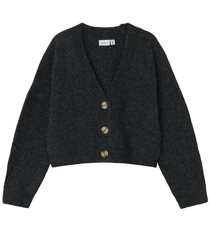 Name It Cardigan - Strick - Noos - NkfHolly - Dark Grey Melange