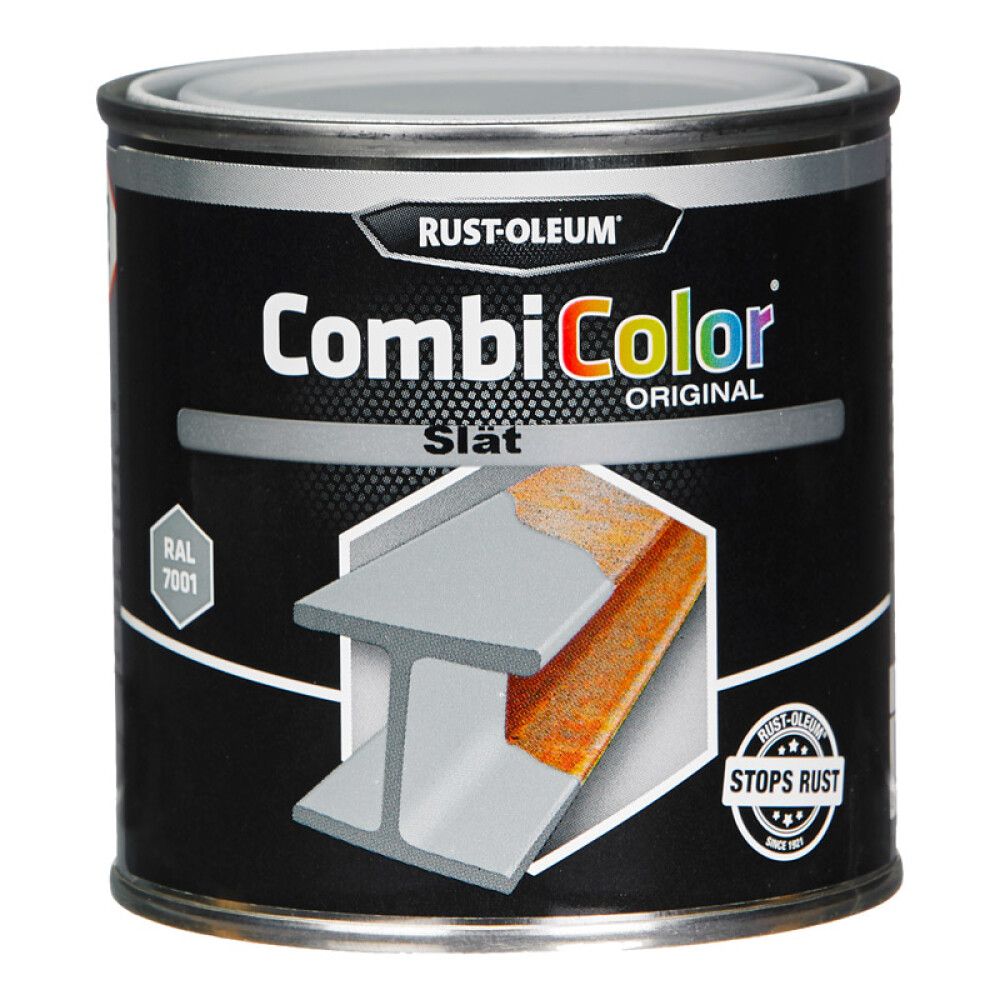 METALLAKK COMBICOLOR®250 ML BLANK GRÅ