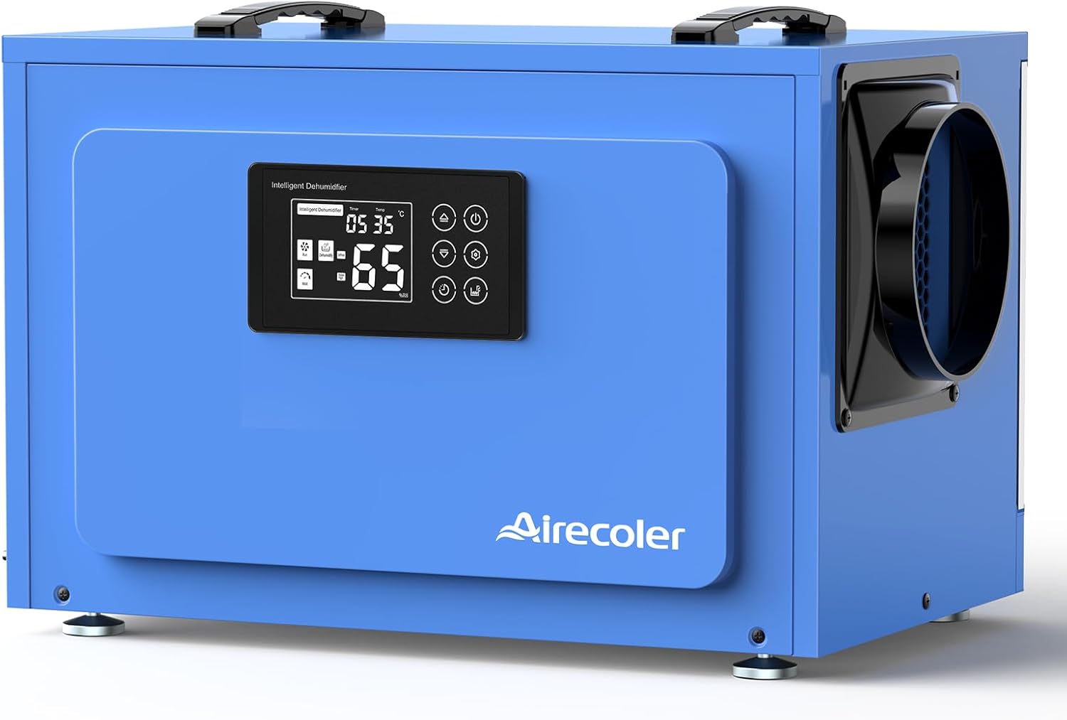 60L Luftentfeuchter mit Pumpe für Kriechkeller und Keller mit Ablaufschlauch, Wasserschadensanierung in Industriequalität, automatische Abtauung, Memory-Start