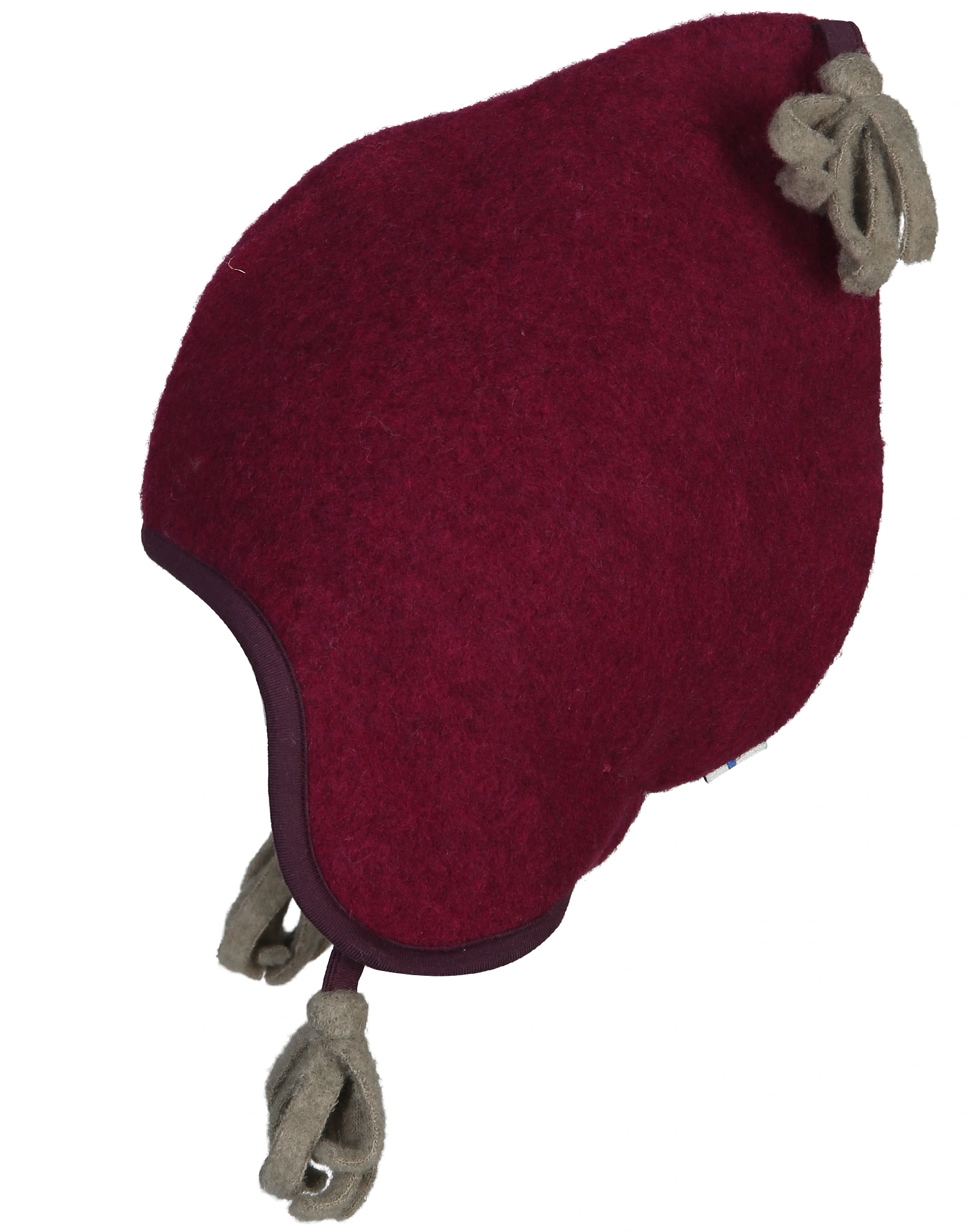 Wollmütze PIPO WOOL in beet red