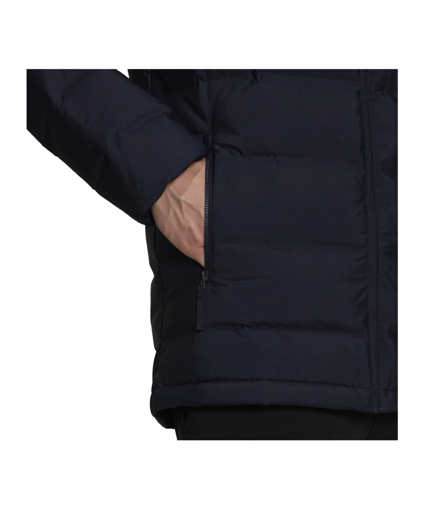 adidas Helionic Mid Jacke Blau