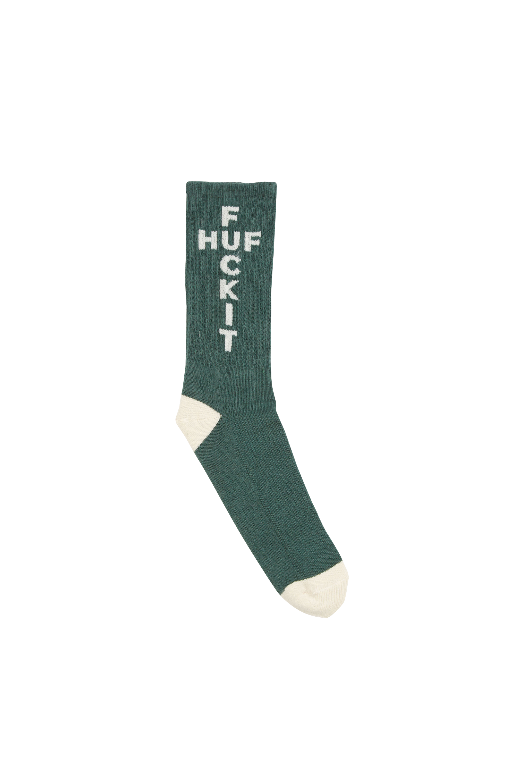 HUF Chaussettes  STRIKE THROUGH CREW Vert