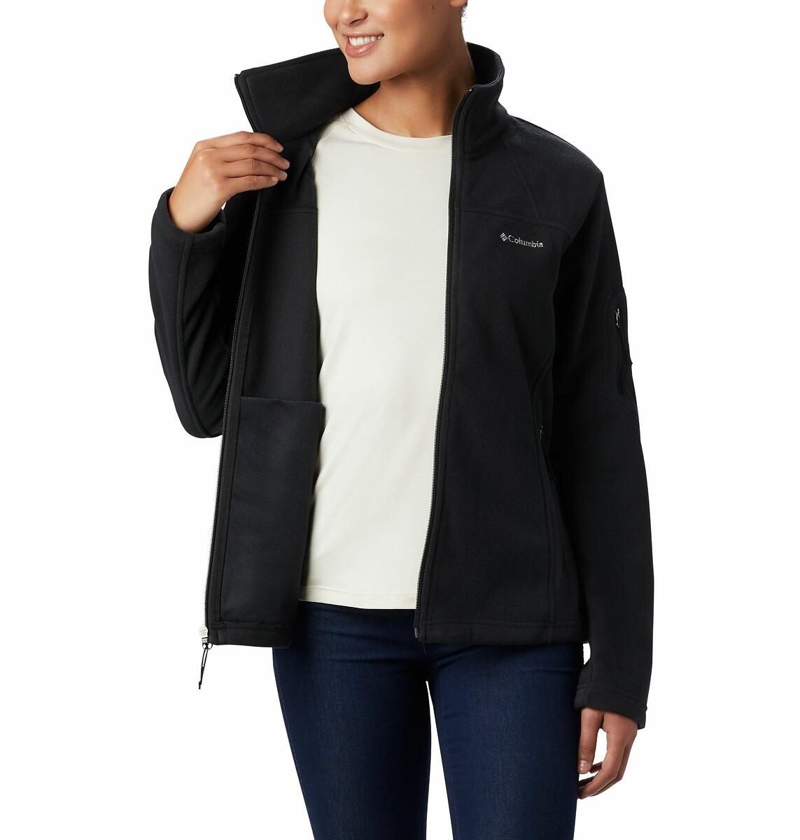 COLUMBIA<br>Colete de lã polar com zíper Fast Trek™ II