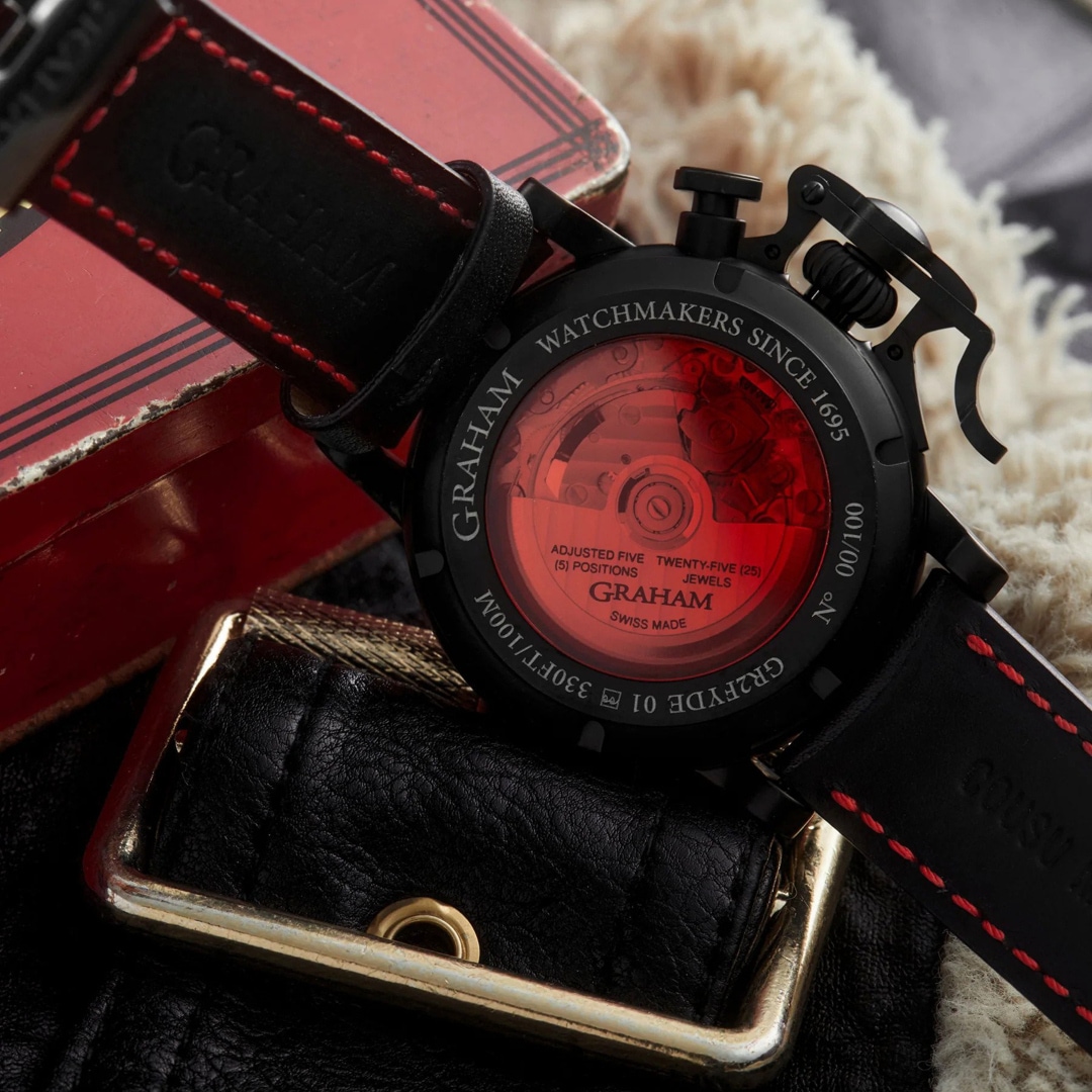 Graham Chronofighter Vintage DLC Red Limited Edition
