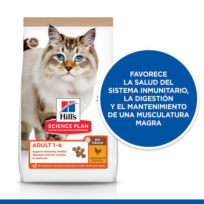 Ração para gatos adultos Hill's Science Plan sabor frango