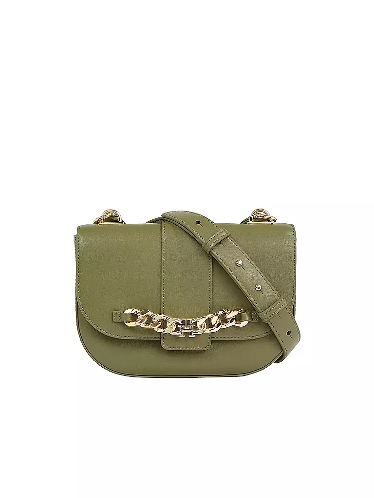 TOMMY HILFIGER Tasche - Mini Bag TH LUXE olive