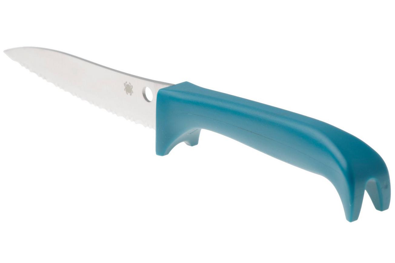 Spyderco Counter Puppy gekarteld tomatenmes blauw, K20SBL