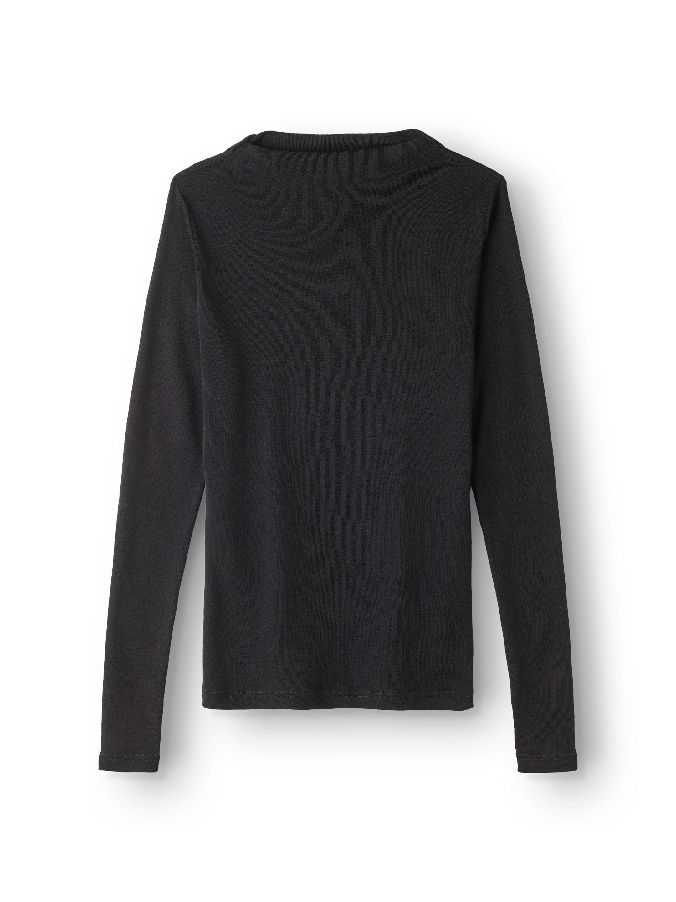 Shirt hoogsluitend van merinowol voor dames