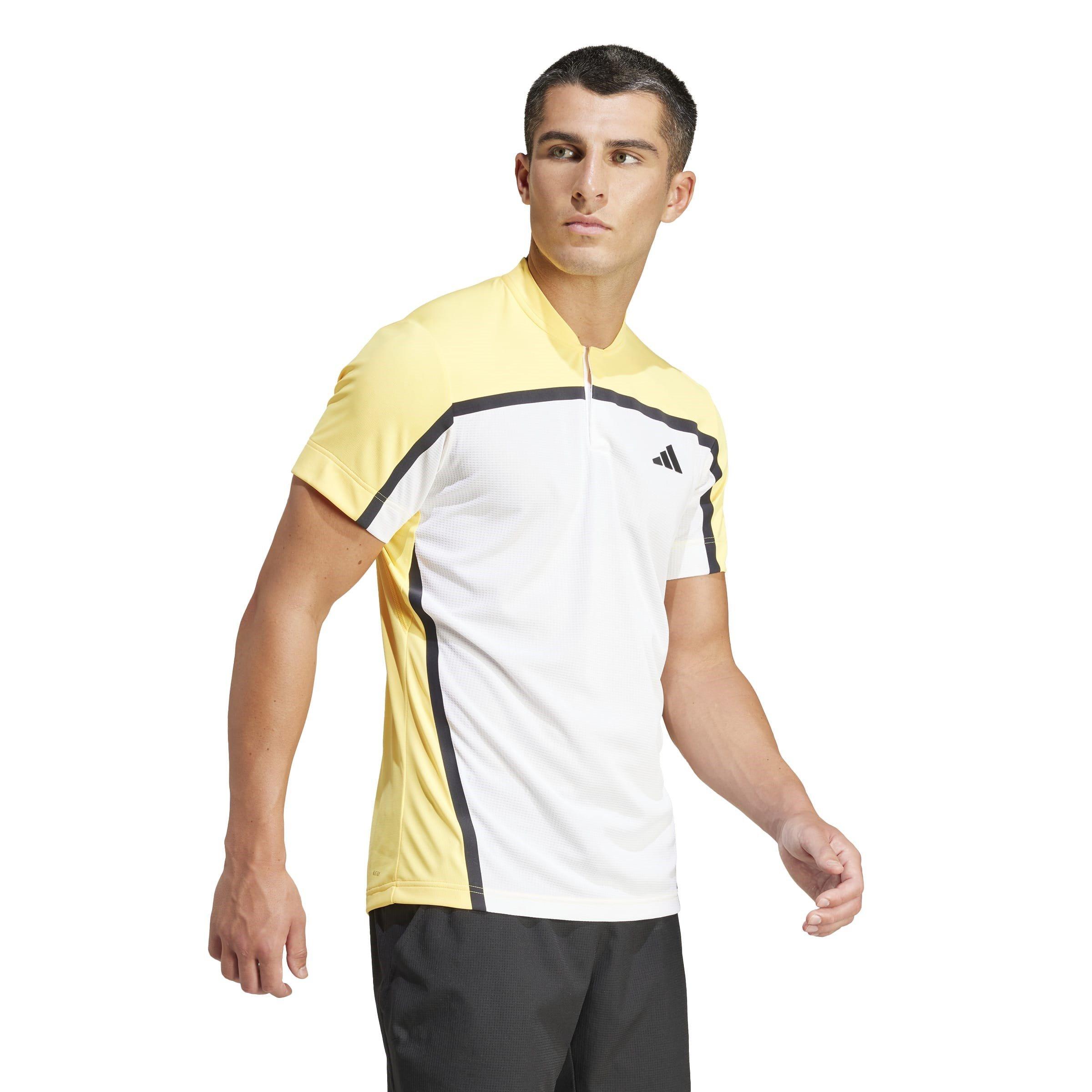 adidas Tennis HEAT.RDY Pro FreeLift Henley Polo Shirt Mens