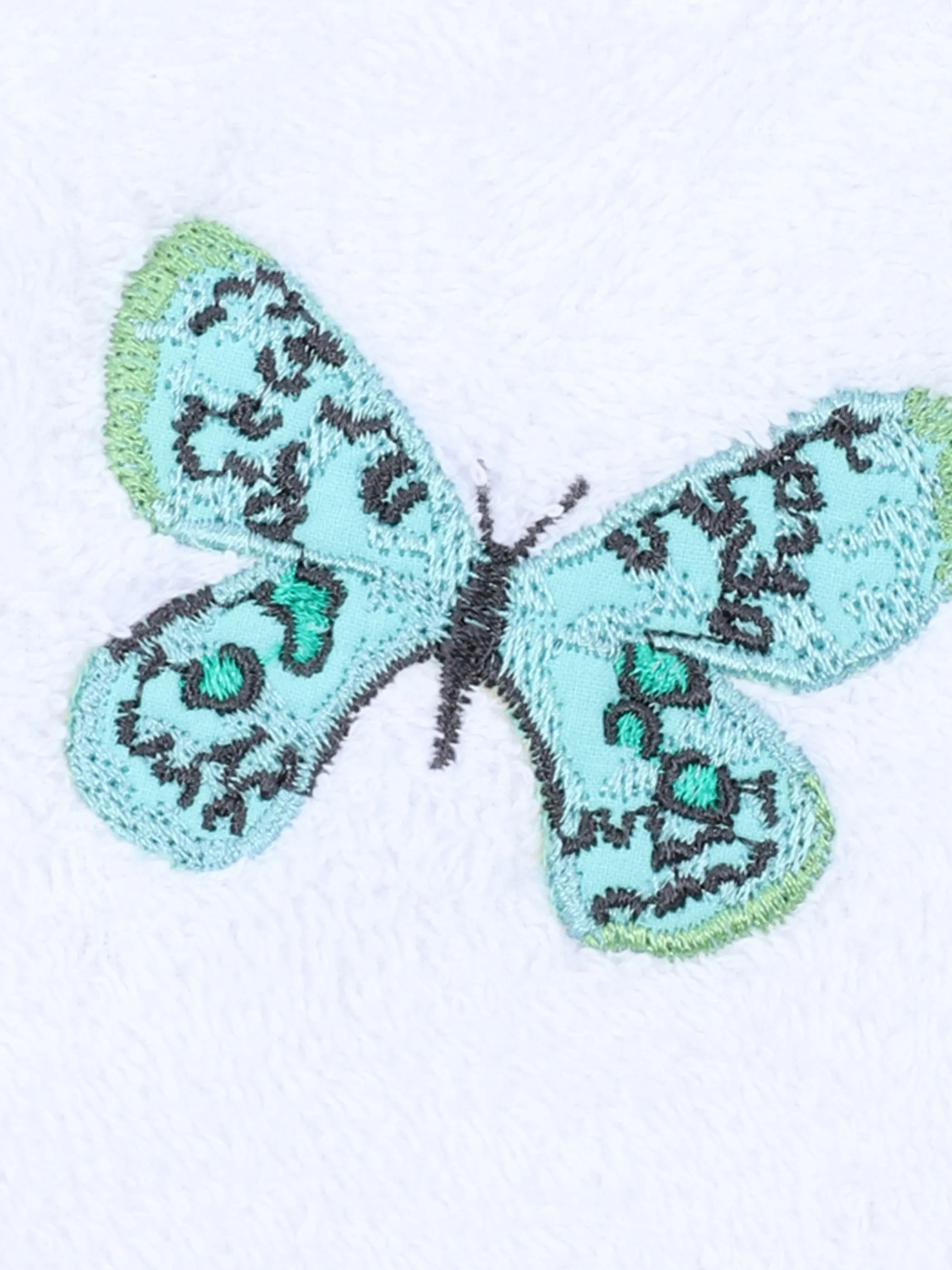 Waschhandschuh mit Stickerei