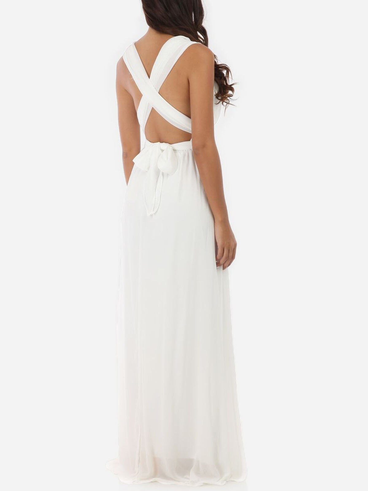 Robe de soirée différents portés- Blanc