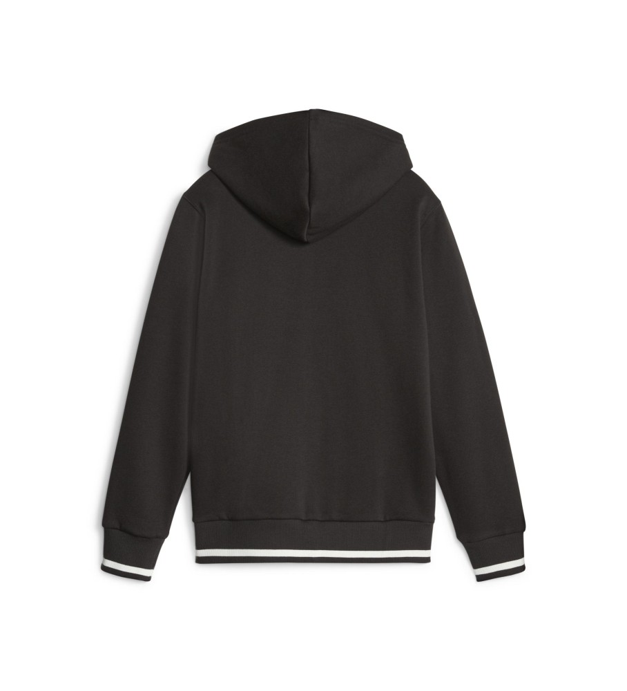 Jaqueta Puma SQUAD com zíper completo, preta, D/I128